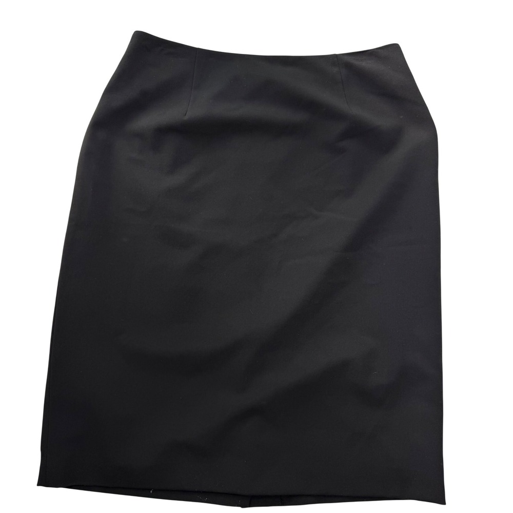 Worthington Stretch Pencil Skirt Women Black‎ Professional Career Midi Size 12